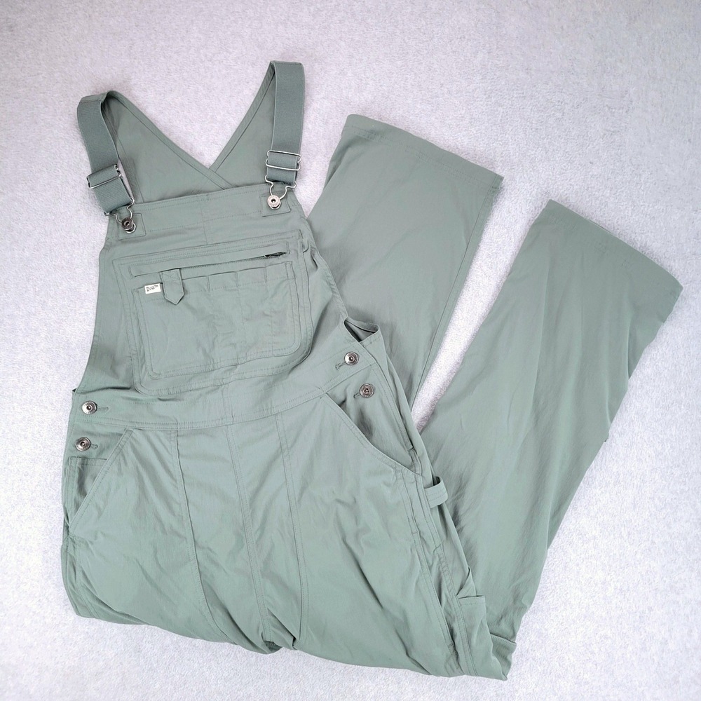 Duluth Heirloom Gardening Bib Overalls Women S x 29 Sage Green Ripstop Hike